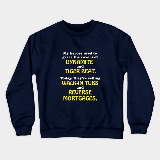 Reverse Mortgages Joke Crewneck Sweatshirt by GloopTrekker